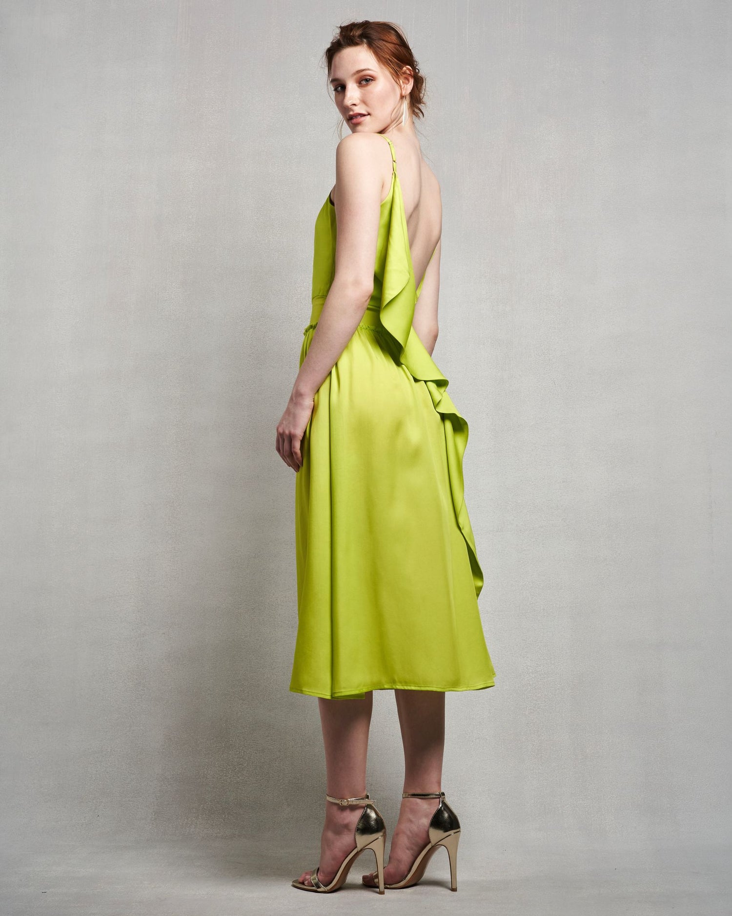 Naomi Dress | Lime