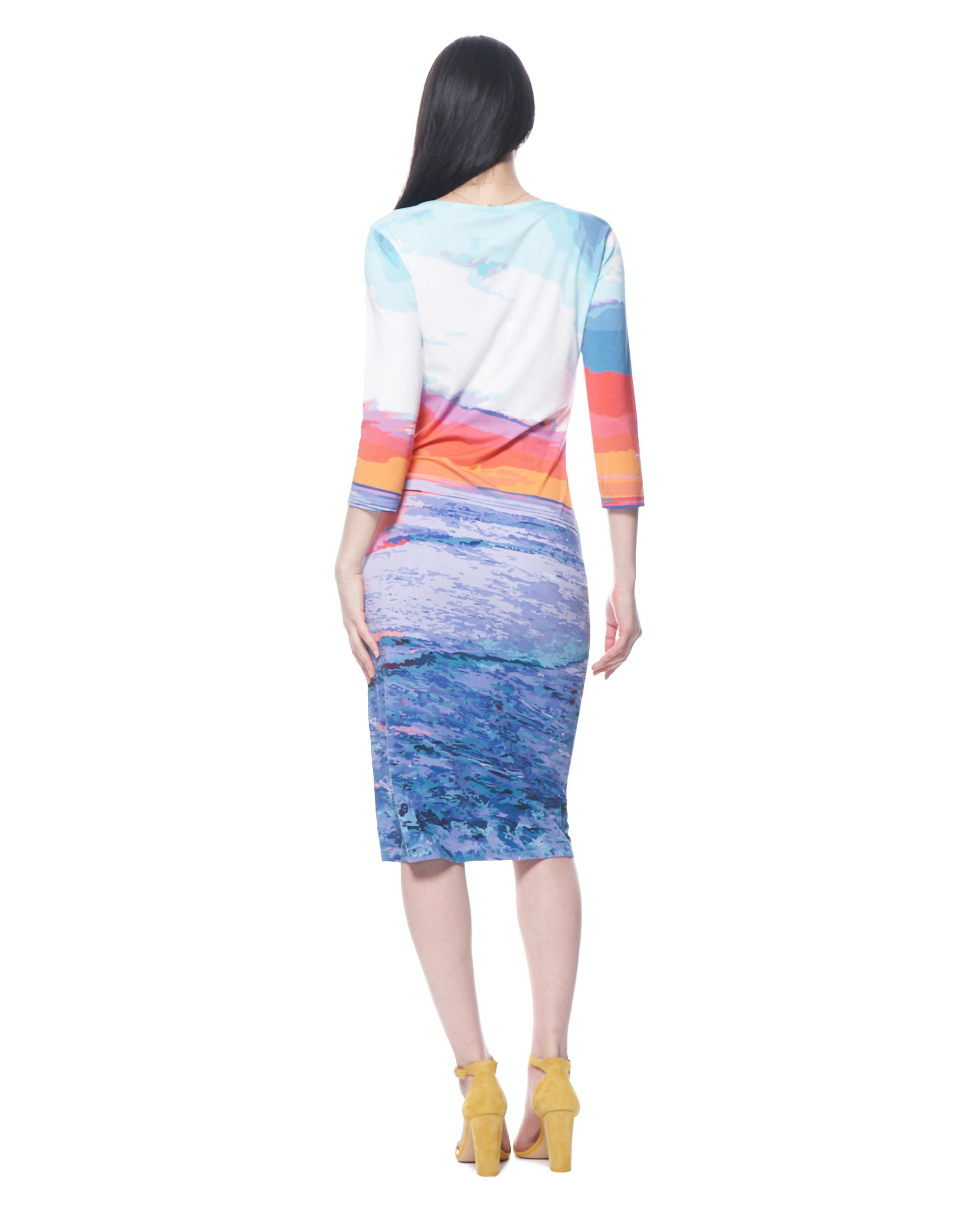 Gisella Dress | Sunset Landscape