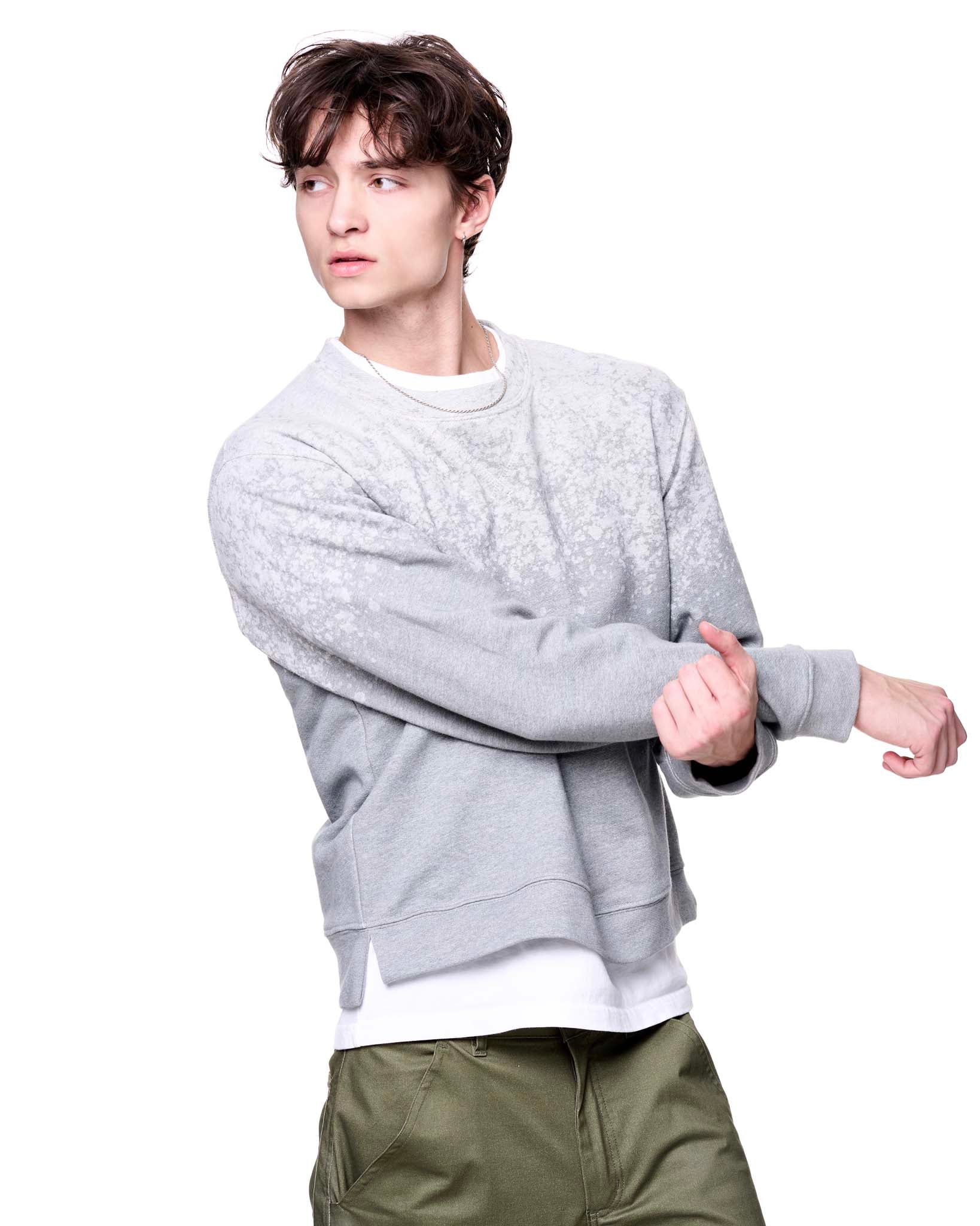 Kyle Sweatshirt | Splatter Heather Grey