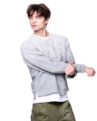 Kyle Sweatshirt | Splatter Heather Grey