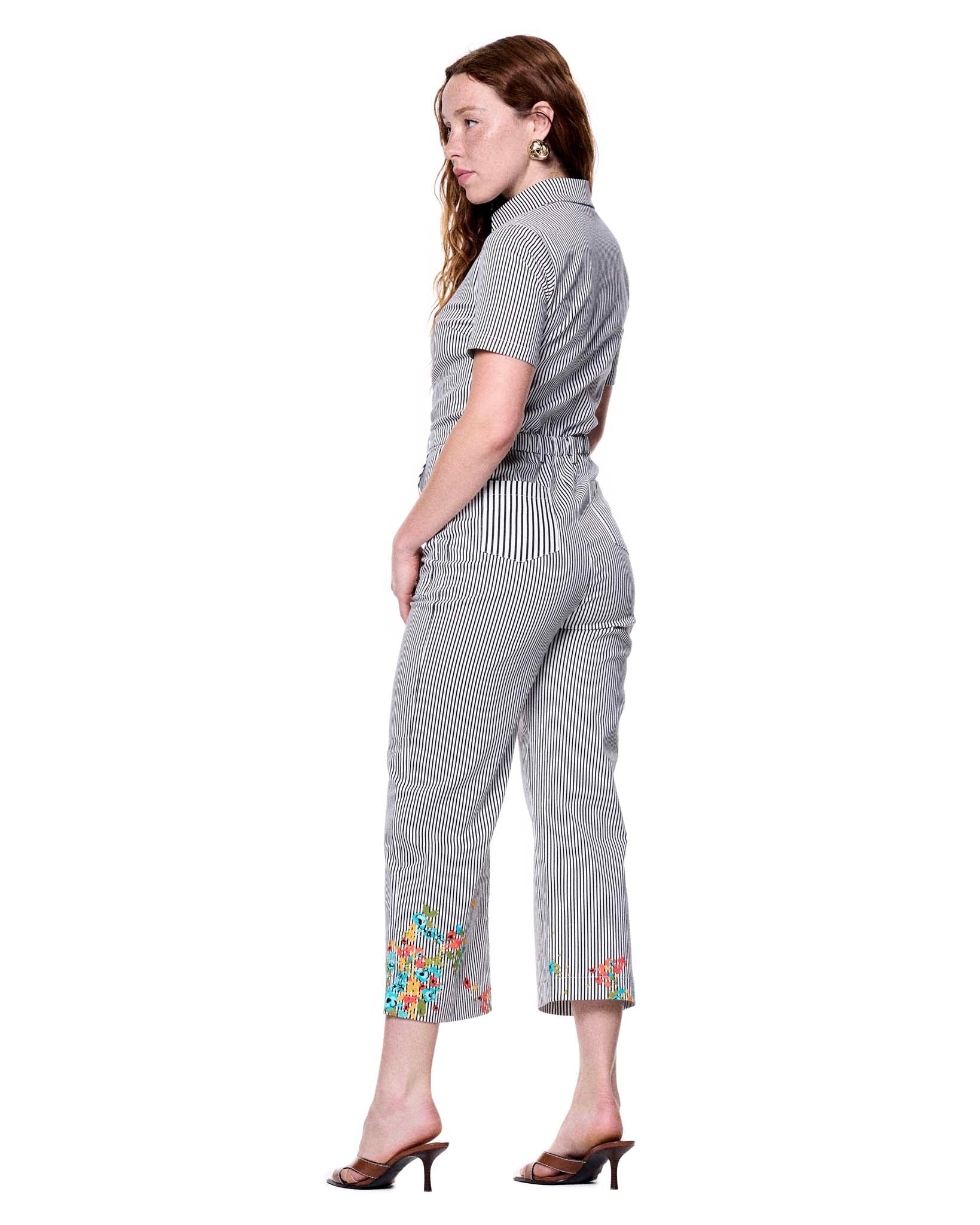 Heidi Jumpsuit | Nautical Summer Blooms