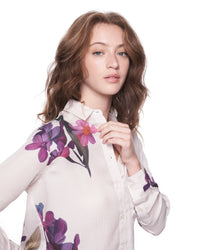 Zoe Shirt | Ivory Bouquet