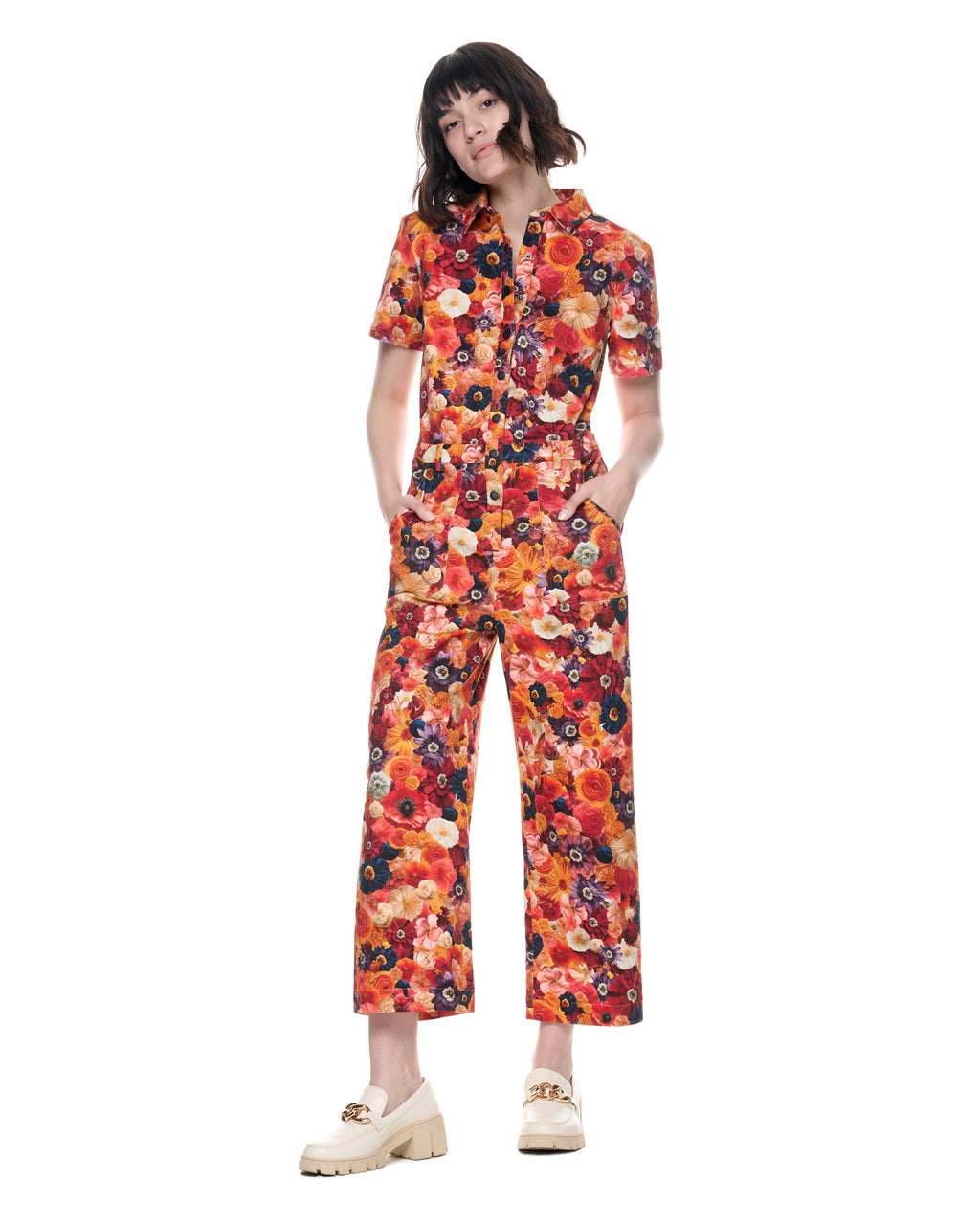 Heidi Jumpsuit | Stormy Blossoms main image 1
