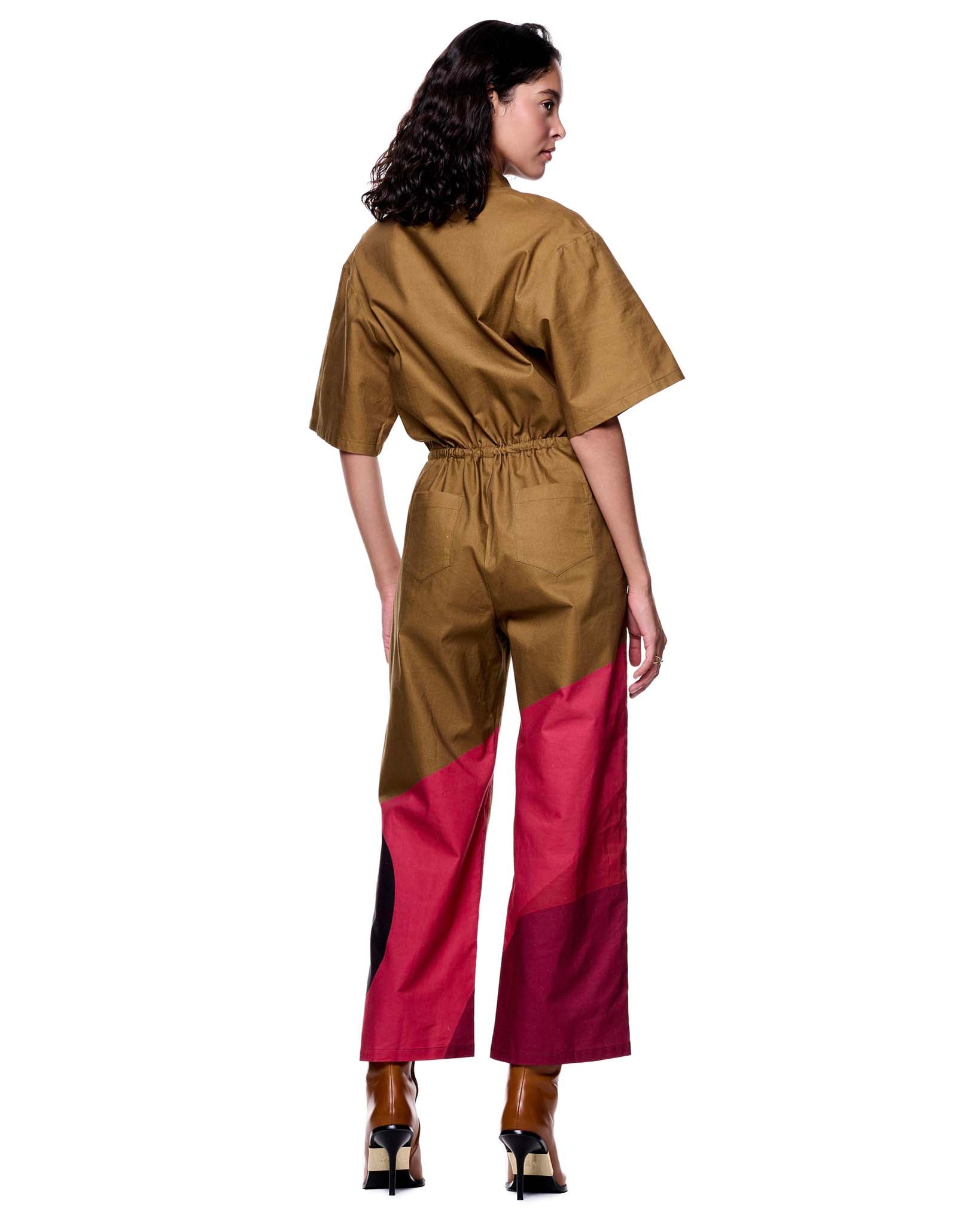 Issa Jumpsuit | Sour Apple Cut Paper