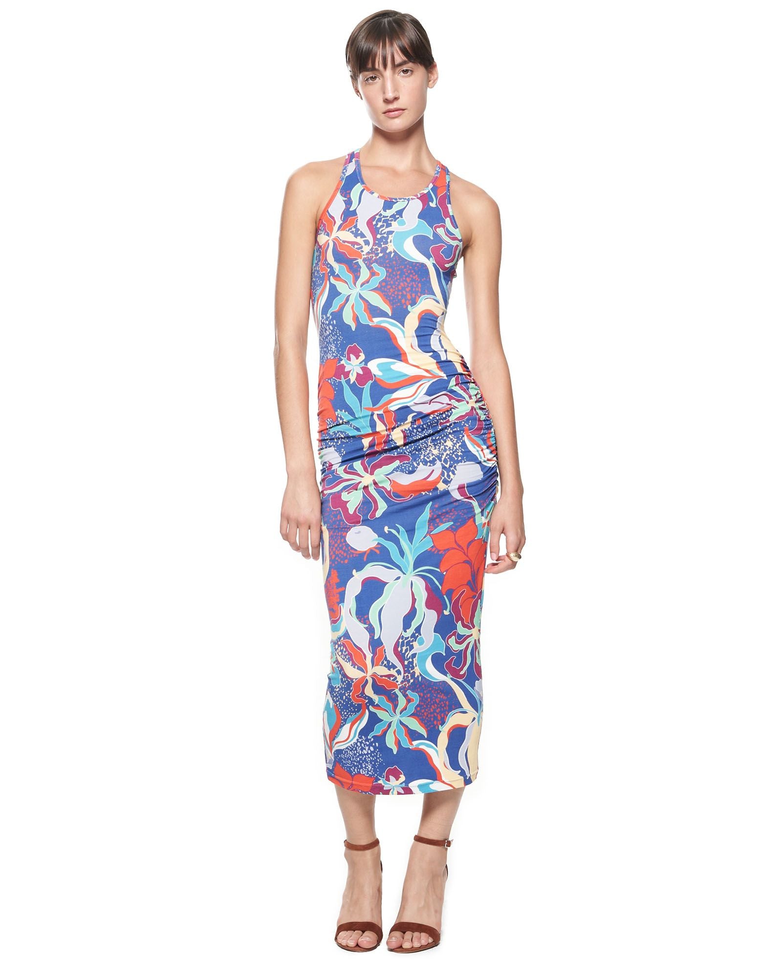 Abbi Dress | Blue Tropics