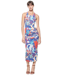 Abbi Dress | Blue Tropics