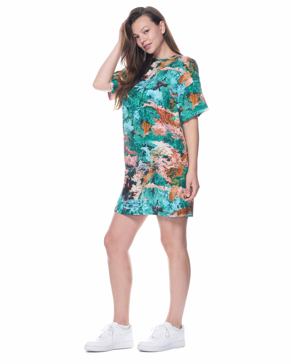 Maya Dress | Ocean Blur
