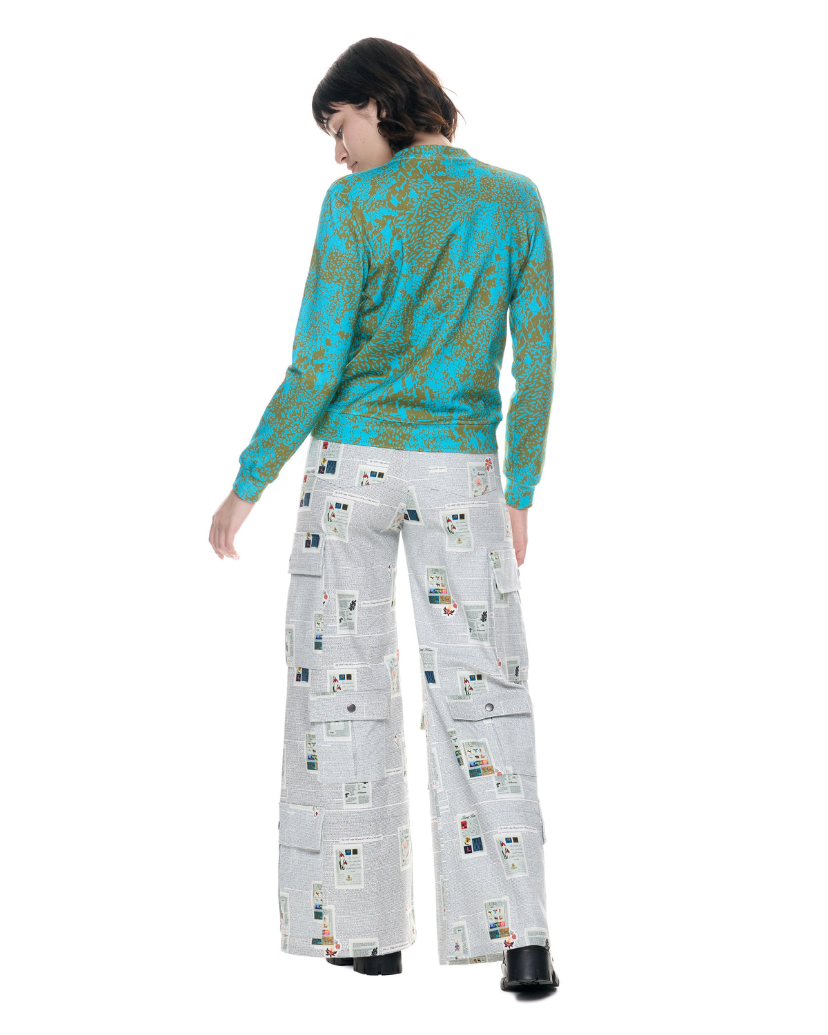 Rumi Sweatshirt | Aqua Complication