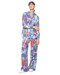 Zoe Shirt | Blue Tropics