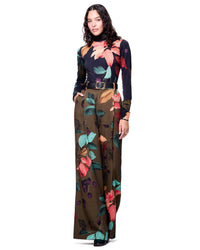Turtleneck | Black Harvest Florals