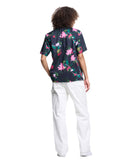 Daniel Camp Shirt | Black Beach Florals
