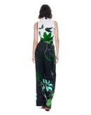 Sleeveless Turtleneck | Aqua Upstate Florals