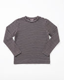 KID Long Sleeve Tee | Merlot Stripe