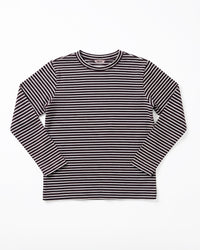KID Long Sleeve Tee | Merlot Stripe