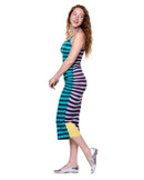 Abbi Dress | Wildberry Stripe