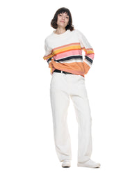 JJ Sweatshirt | Peach Stripes