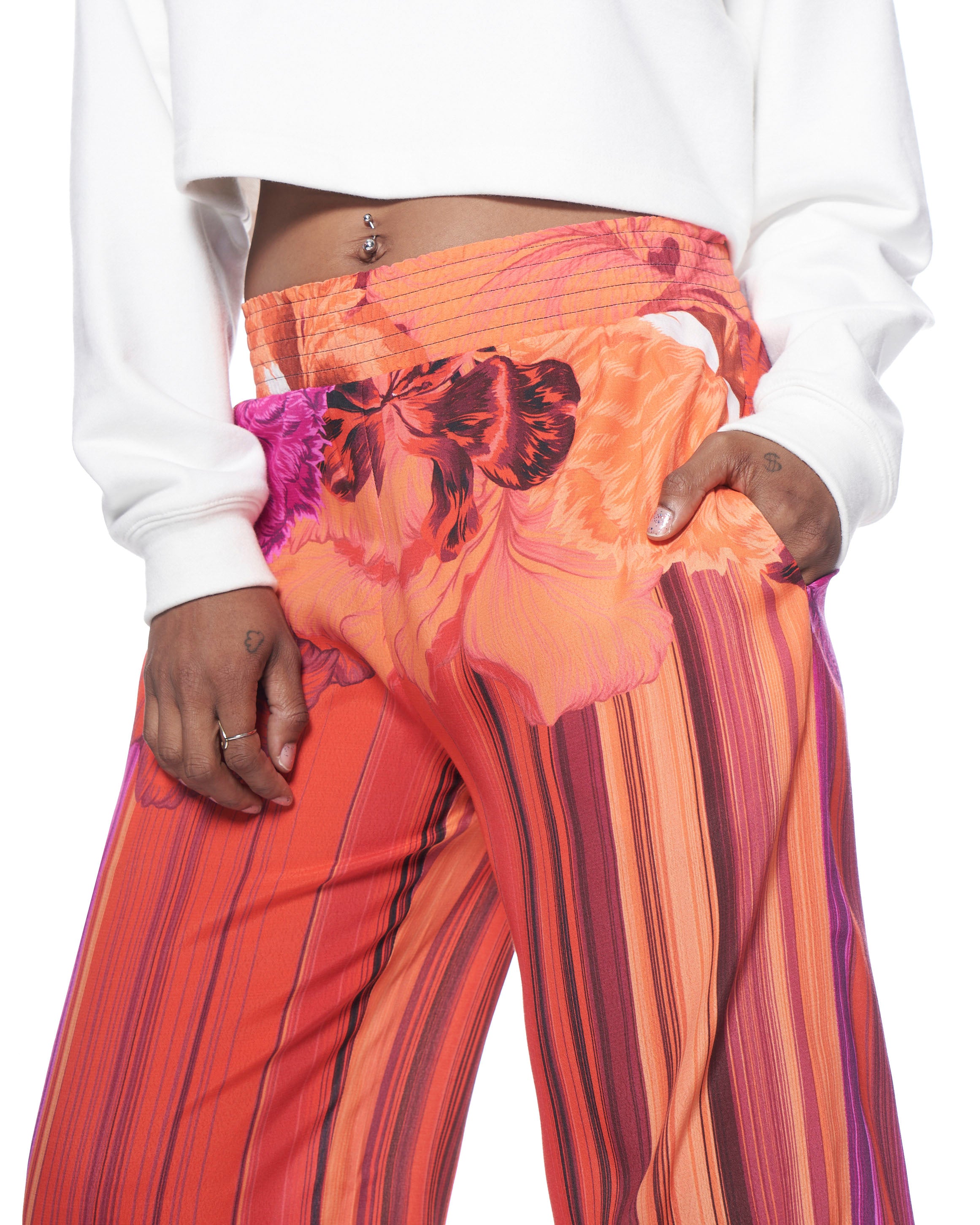 Billie Pant | Striped Iris