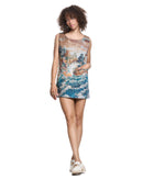 Claudia Dress | Blue Surfer