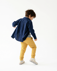 KID Jogger | Blush Dijon Stripe