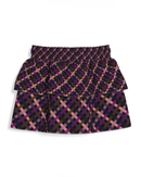 KID Ruffled Skirt | Berry Florals Gingham