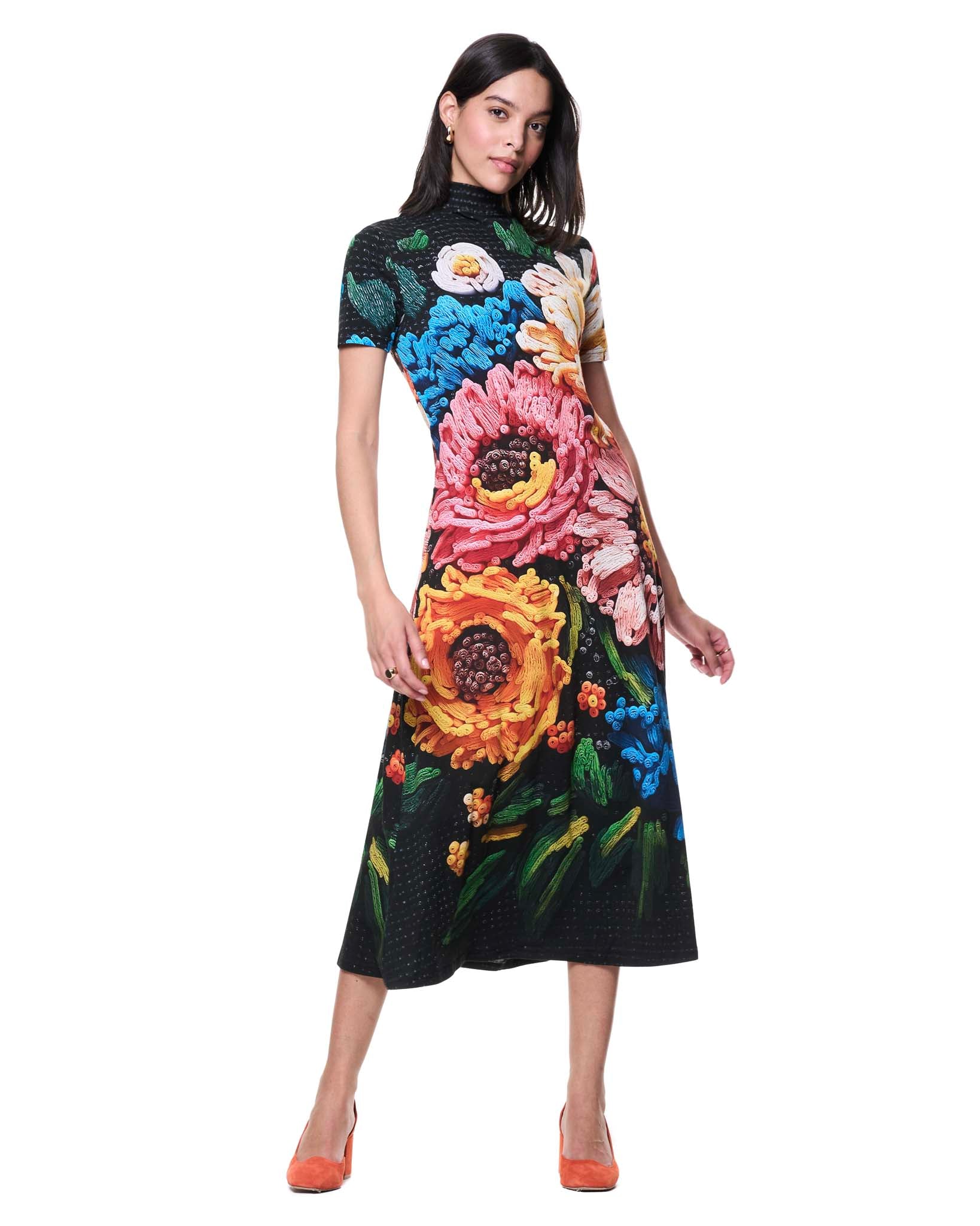 Lola Dress | Floral Perler Beads