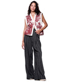 Kirby Vest | Brick Toile