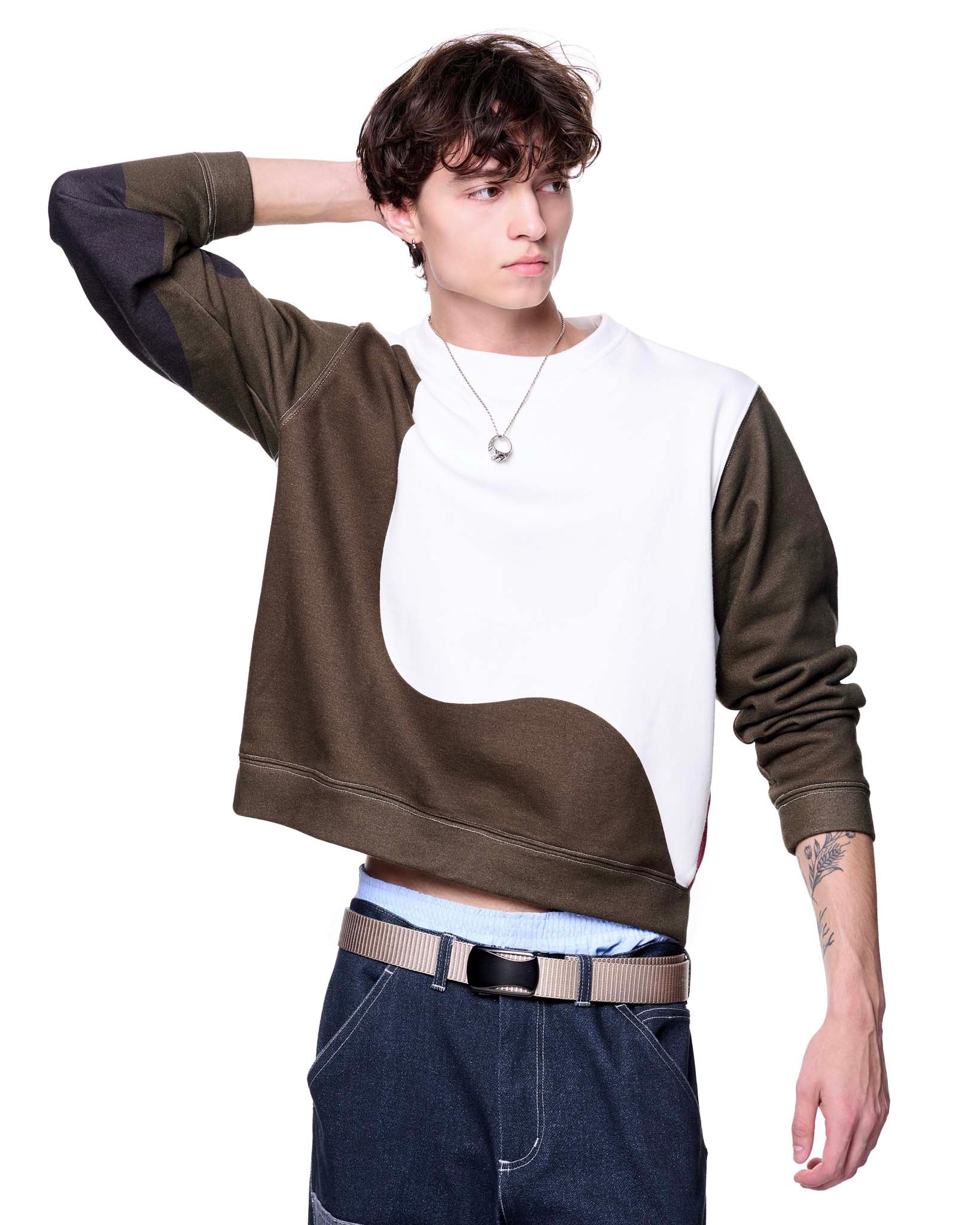 Kyle Sweatshirt | Olive Cut Paper