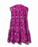 KID Ruffle Dress | Magenta Upstate Florals