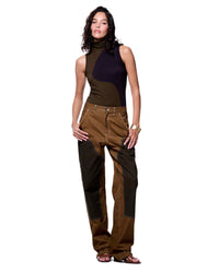 Sleeveless Turtleneck | Sour Apple Cut Paper