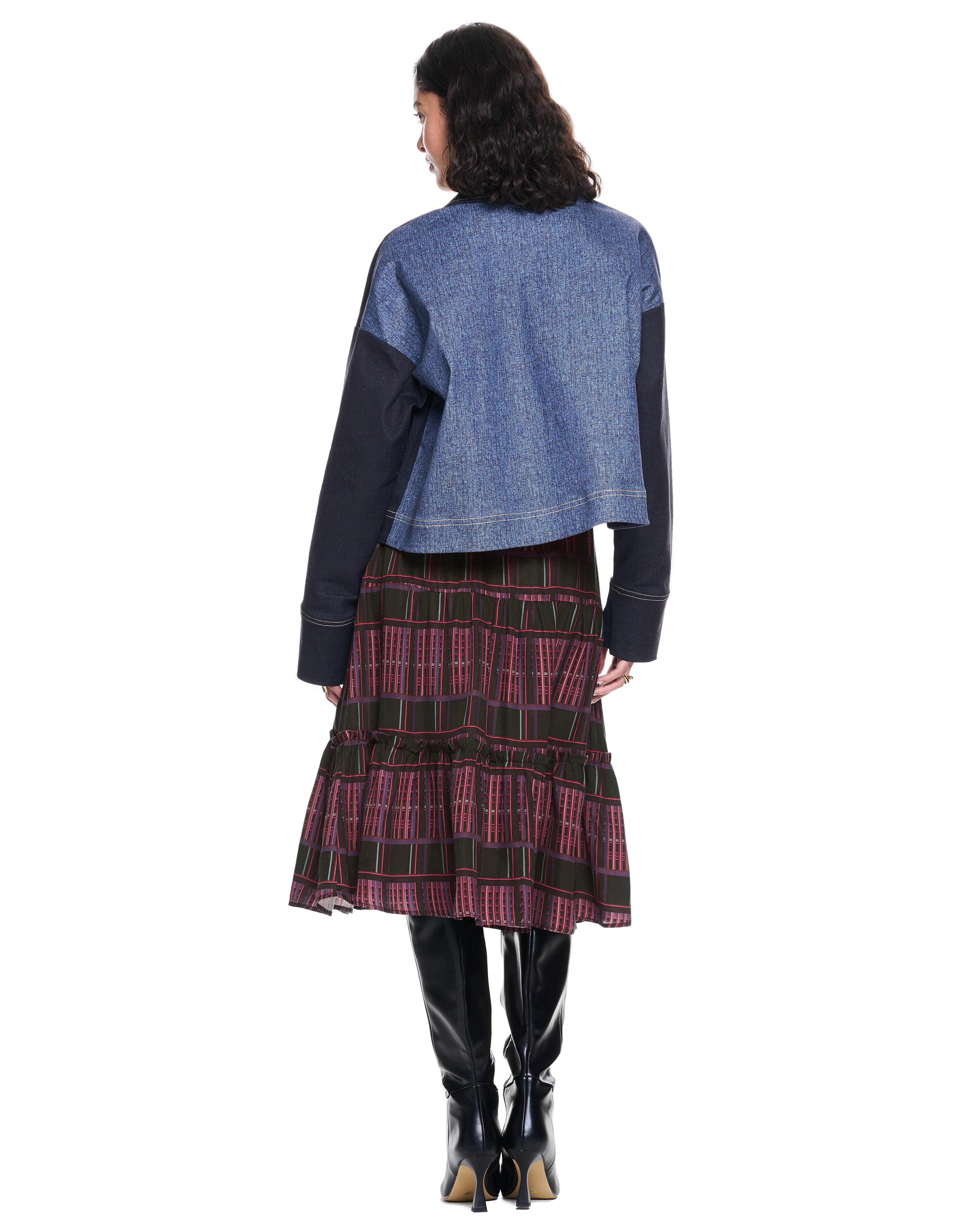 Maddie Skirt | Merlot Plaid