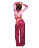 Leigh Trouser | Magenta Kirigami