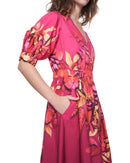 Sophia Dress | Magenta Kirigami