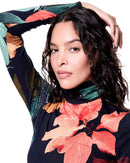 Turtleneck | Black Harvest Florals