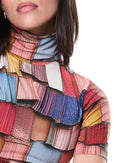Short Sleeve Turtleneck | Rainbow Shingles