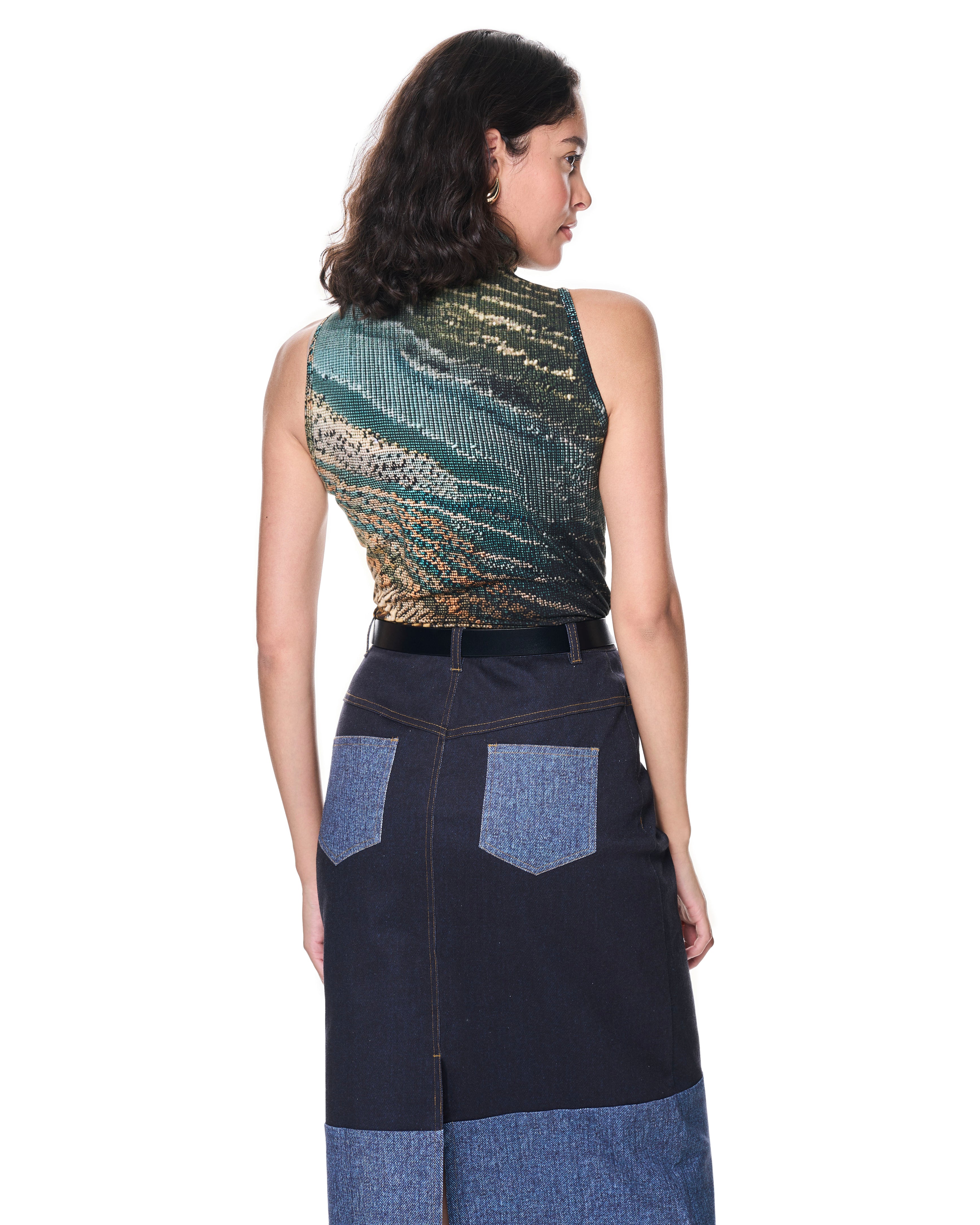 Lia Skirt | Indigo