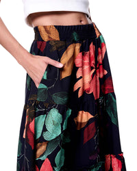Maddie Skirt | Black Harvest Florals