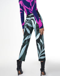 Cropped Alexa Jean | Aqua Jungle
