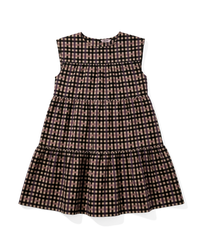 KID Ruffle Dress | Nocturne Gingham