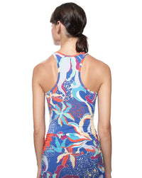 Abbi Dress | Blue Tropics