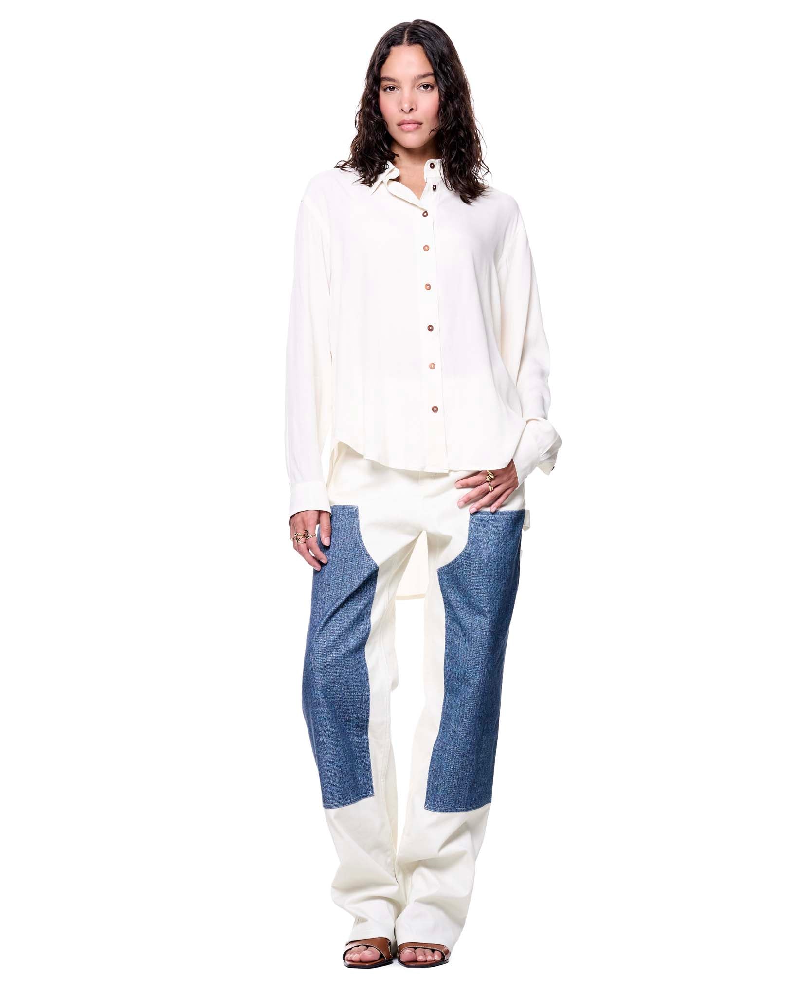Dakota Jean | Ivory Denim