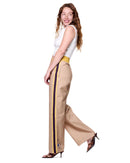 Billie Pant | Khaki Sport Stripe