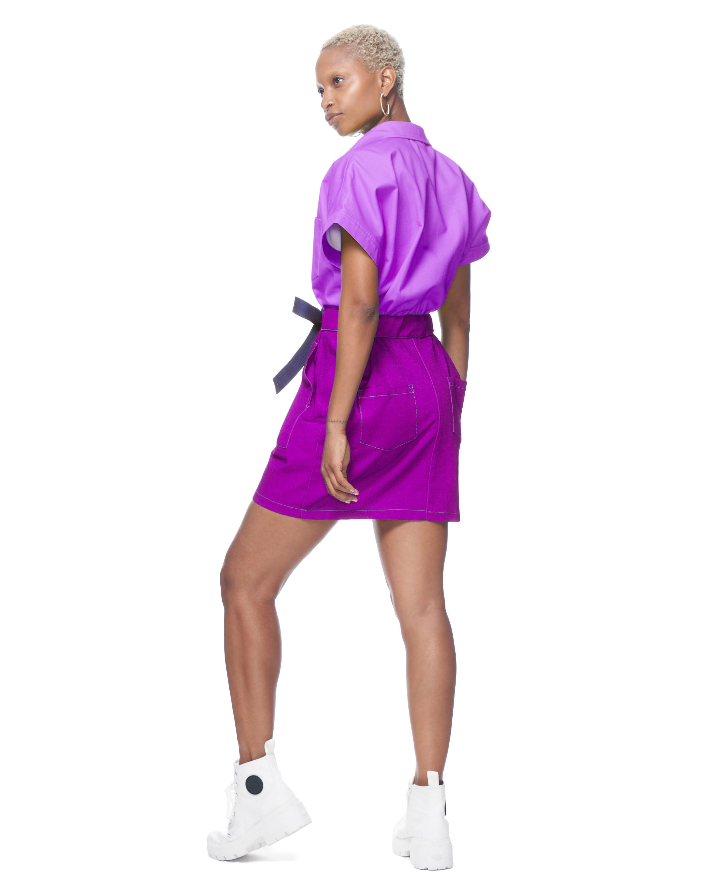 SS Dottie Cargo Dress | Violet