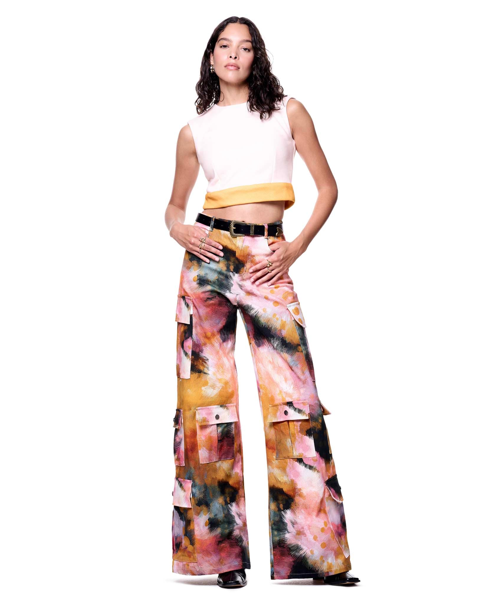 Kia Cargo Pants | Smoke Petal