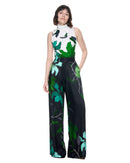 Sleeveless Turtleneck | Aqua Upstate Florals