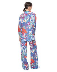 Zoe Shirt | Blue Tropics