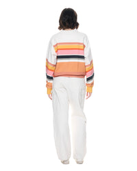 JJ Sweatshirt | Peach Stripes