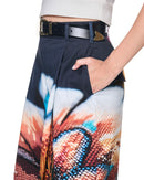 Leigh Trouser | Navy Cross Stitch