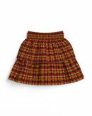 KID Ruffle Skirt | Citrus Plaid