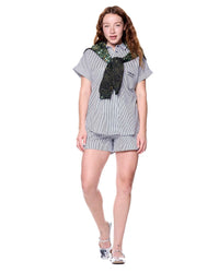 Billie Short | Navy Prep Stripe