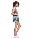 Claudia Dress | Blue Surfer